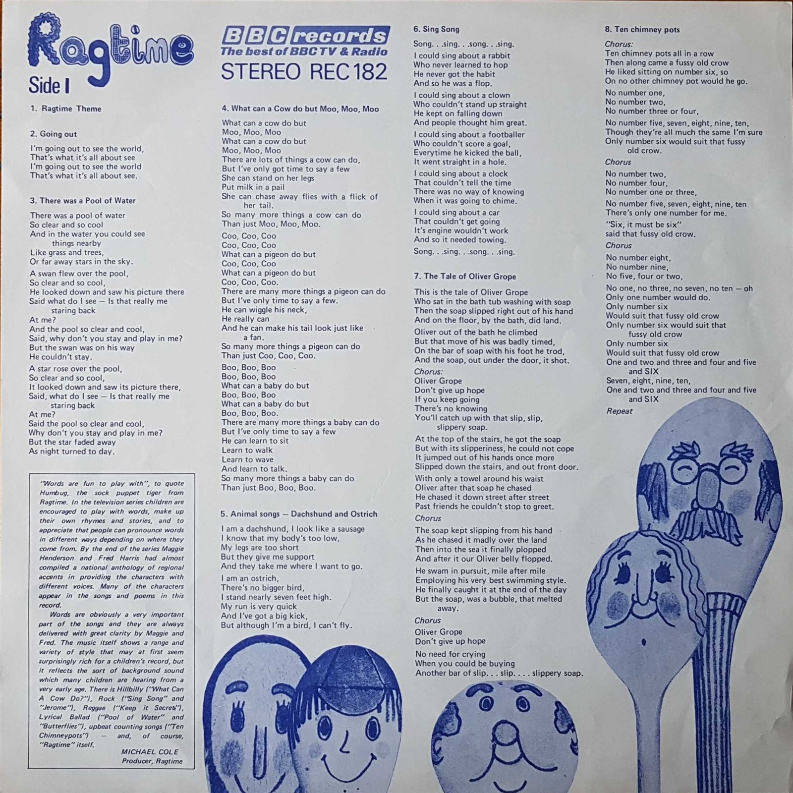 Inserts from REC 182